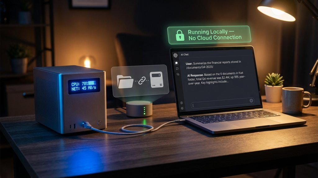 Local LLM Running on NAS: Private AI Assistant Interface