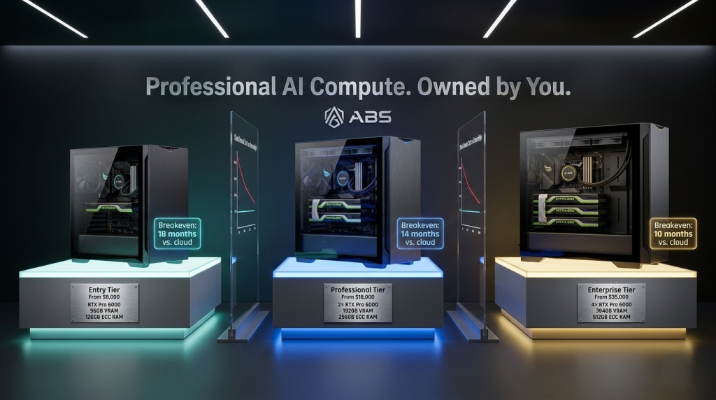 Three-Tier Configuration Showcase: Entry, Professional, Enterprise