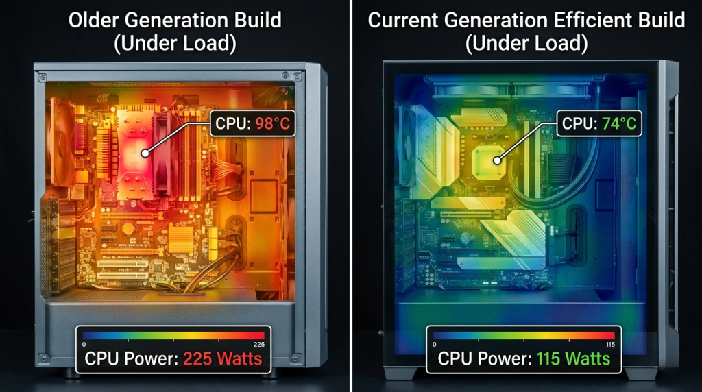 Power Efficiency: Thermal Imaging Visualization