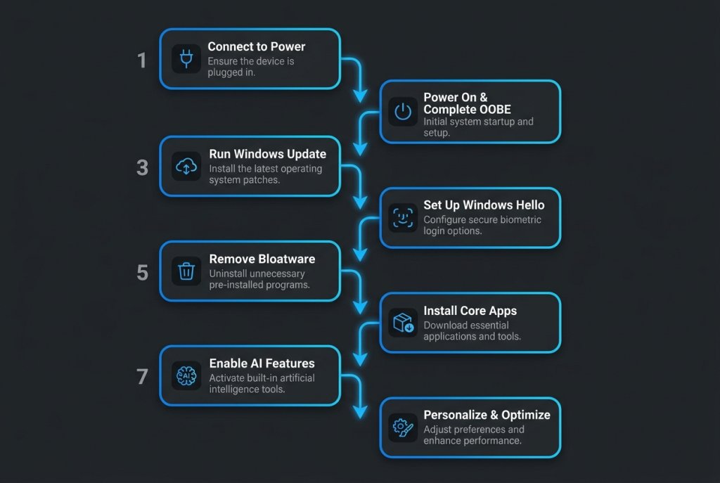 Step-by-Step Setup Flowchart