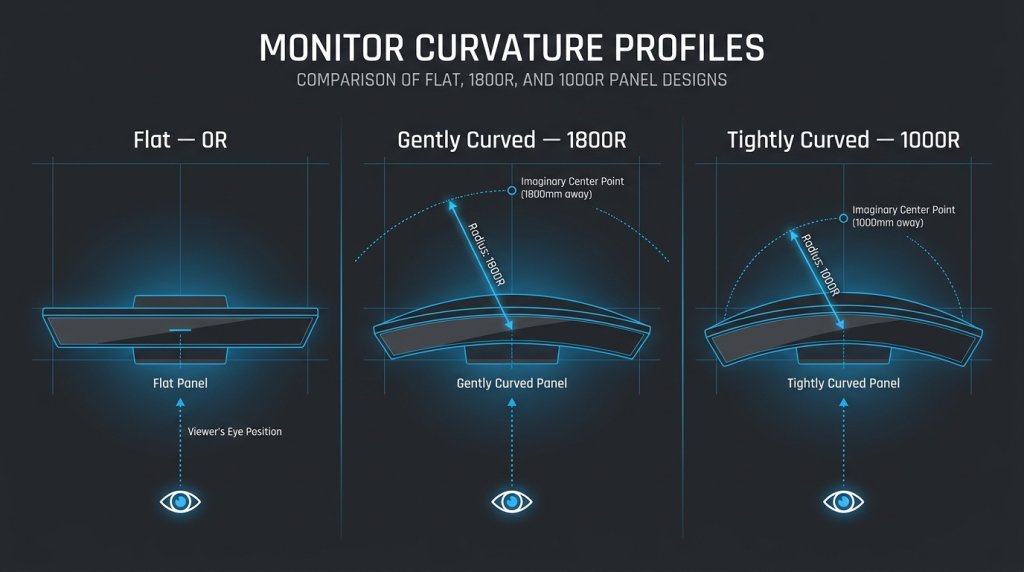 Curvature Radius Diagram