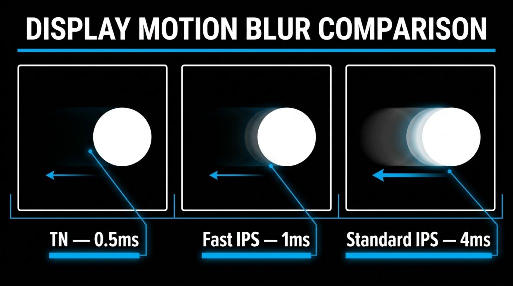 Response Time Ghosting Comparison