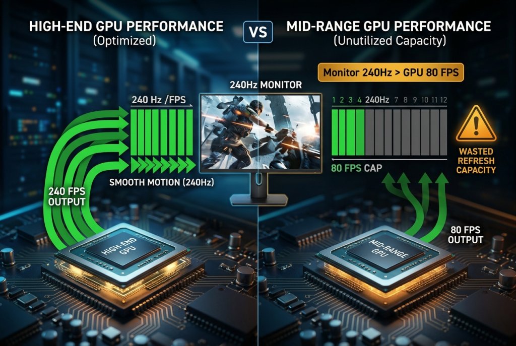 GPU + Monitor Frame Rate Synchronization Visual