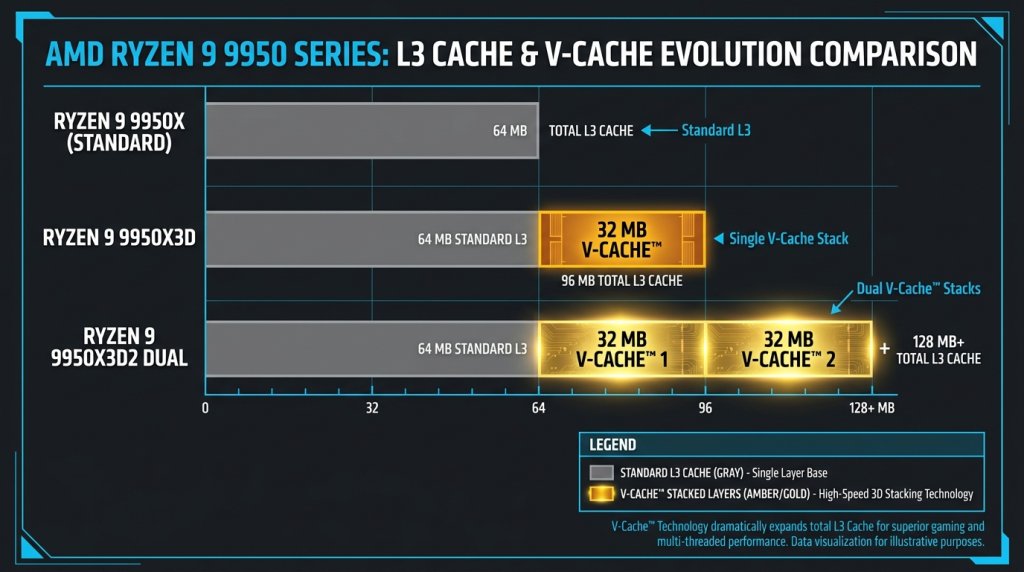 L3 Cache Comparison Infographic