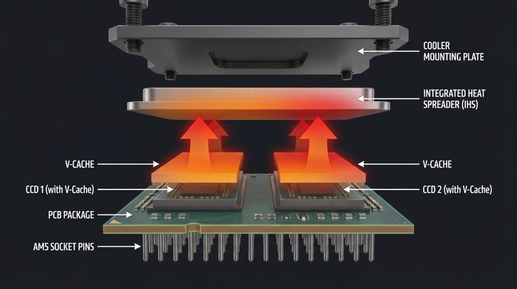 Thermal Management Cross-Section Diagram