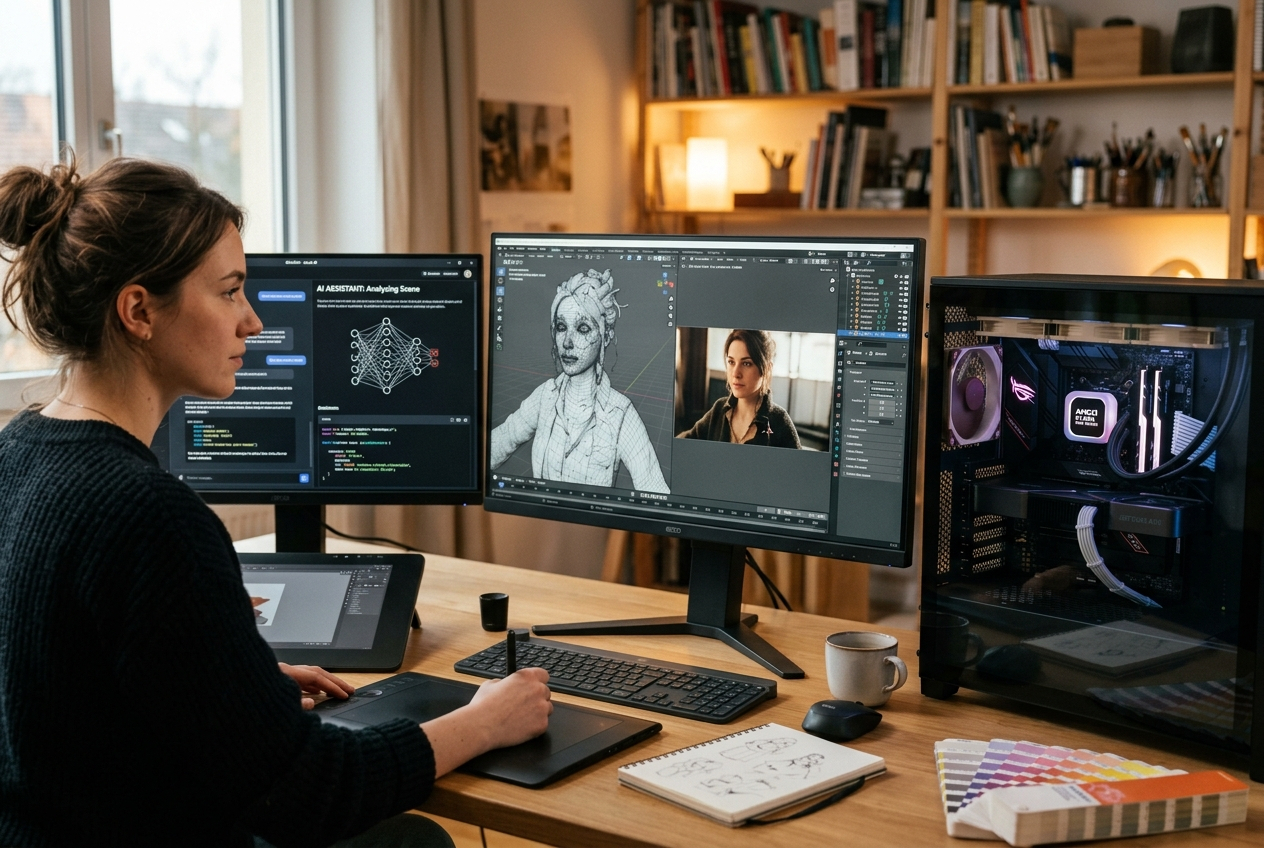 Professional Workstation with AMD Ryzen 9950X3D2