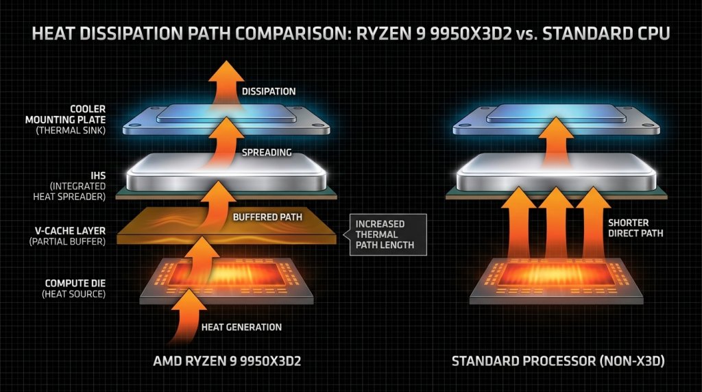 AMD Ryzen 9 9950X3D2 Power and Thermal Guide: Cooling and TDP