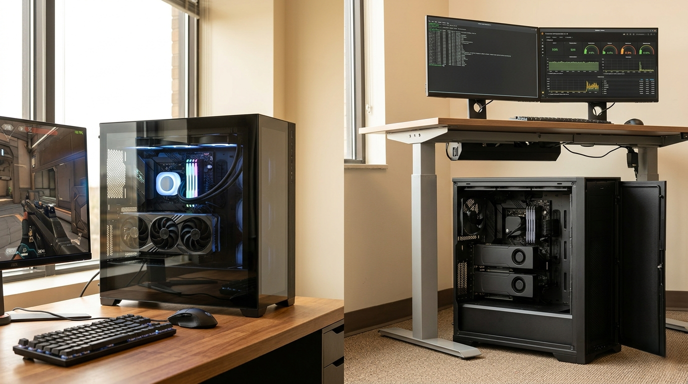 Gaming vs professional workstation builds