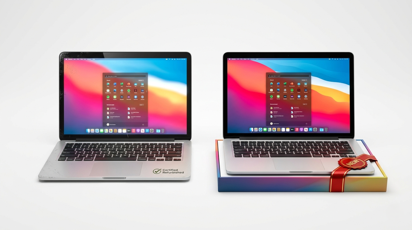 Refurbished vs New Side-by-Side