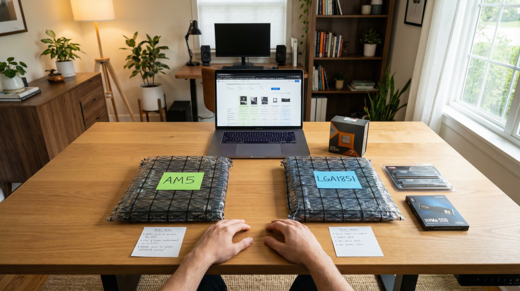 Choosing AM5 vs LGA1851 motherboard