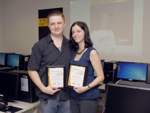 Andrea and her boyfriend Mike
