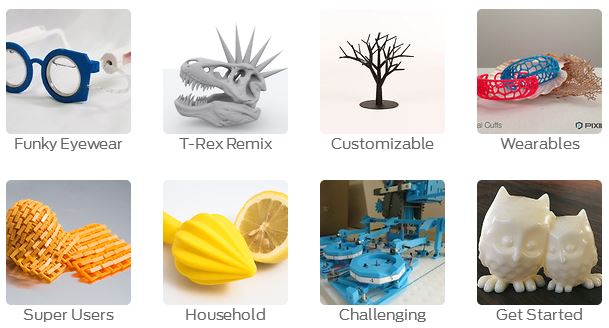 Thingiverse has a huge collection of items you can 3D print.
