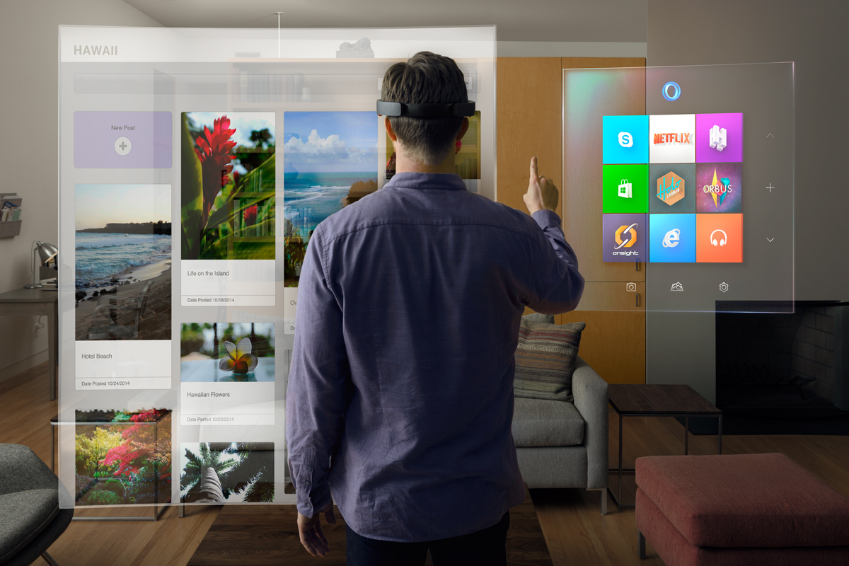 Windows Holographic will be inside your living room one day.
