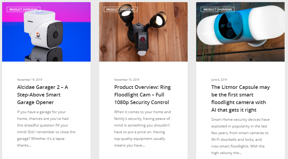 content marketing example of product reviews